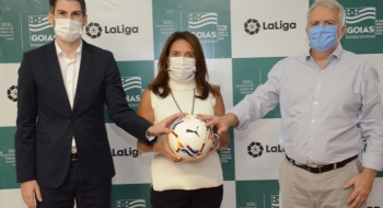 Governo de Goiás e liga espanhola de futebol assinam parceria